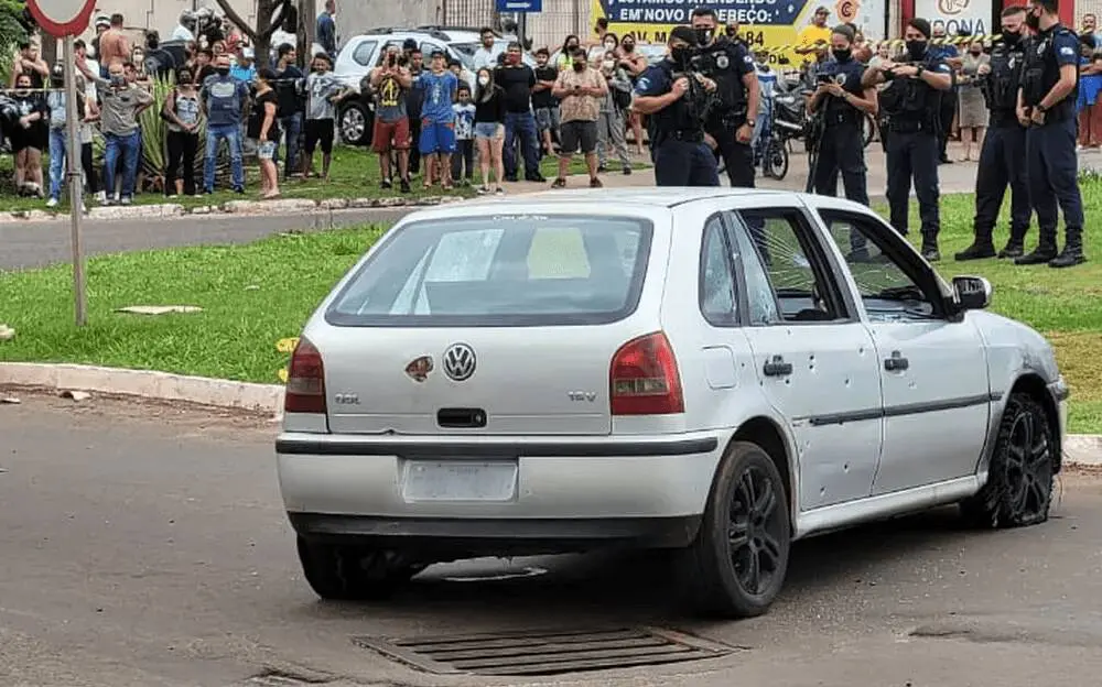 Vídeo: Perseguição e tiroteio que terminou com 3 mortos no estado do Paraná