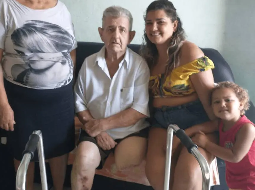 Família da Serra, faz “vaquinha” para pagar prótese do pai com diabetes