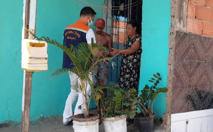 Defesa civil da Serra orienta moradores nesse período de chuvas