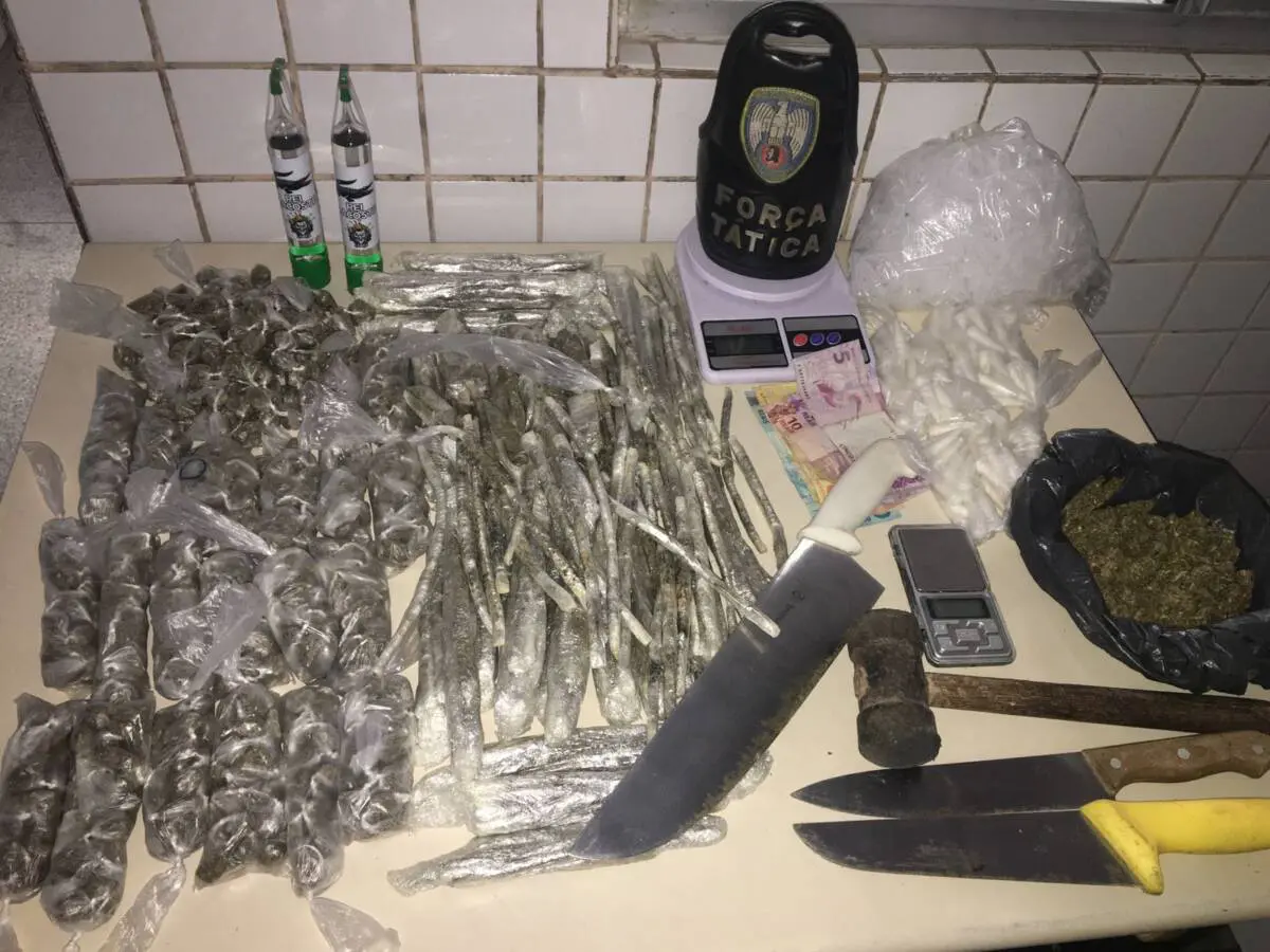 Força Tática do Sexto Batalhão detona boca em Nova Carapina II