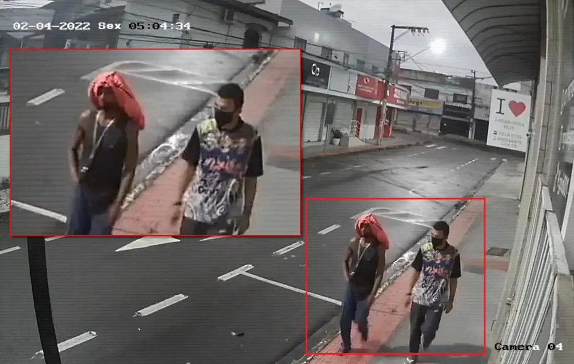 Flagrante: vídeo mostra roubo a joalheria em Laranjeiras