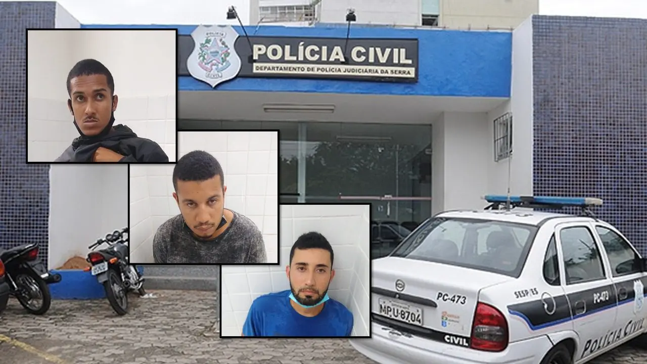 Polícia Militar prende quadrilha especializada em roubo de carros na Serra