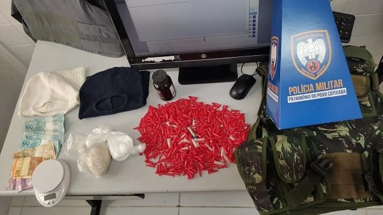 Giro policial: Militares realizaram várias apreensões de drogas e armas na Serra