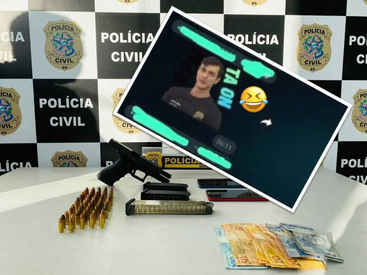 Vaza print de traficantes de Planalto Serrano no WhatsApp, alertando da presença do Delegado Sandi Mori no bairro