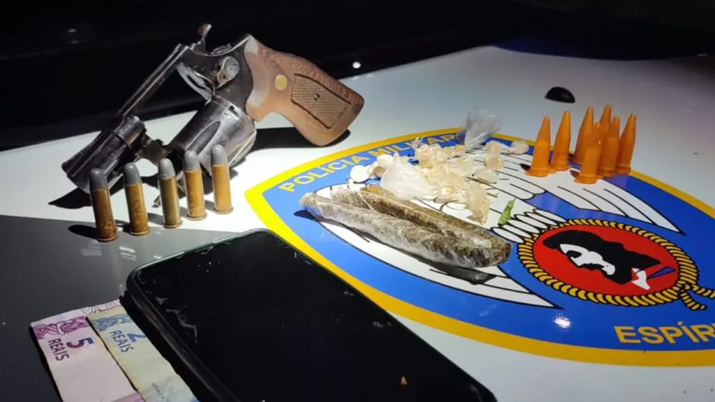 Polícia Militar recebida a tiros e traficante termina baleado no bairro Maringá