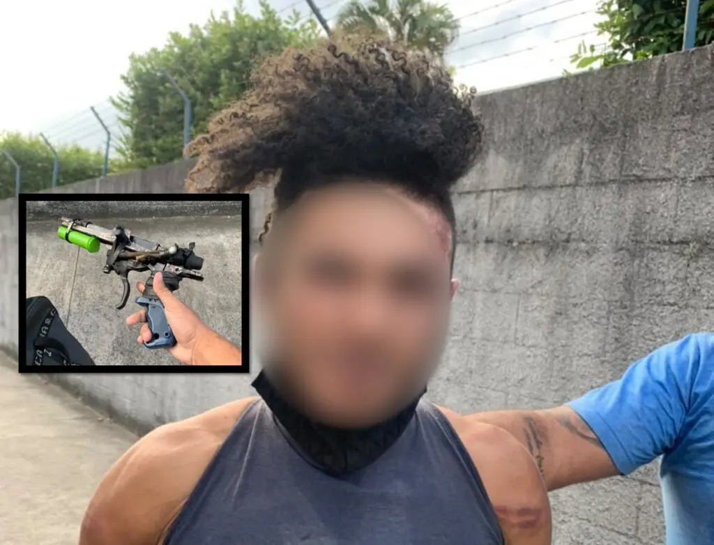 “Viajante do tempo” detido por populares com arma falsa em Chácara Parreiral