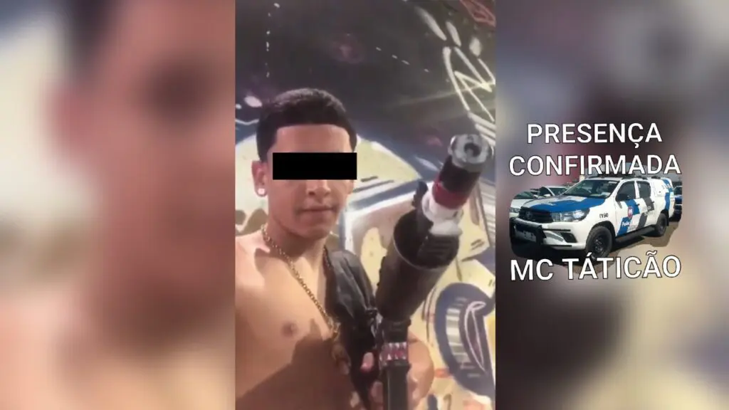 Vídeo: “Estudante” ostenta fuzil em Serra Dourada III e a Força Tática foi buscar