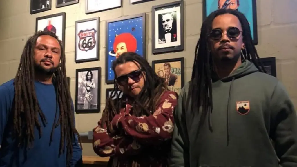 Foto do trio da Banda Herança Negra