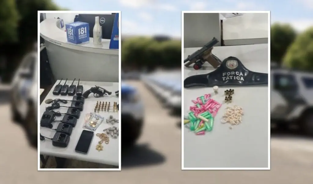 Polícia Militar prende 3 homens com armas e recheados de drogas no Morro da Capixaba em Vitória