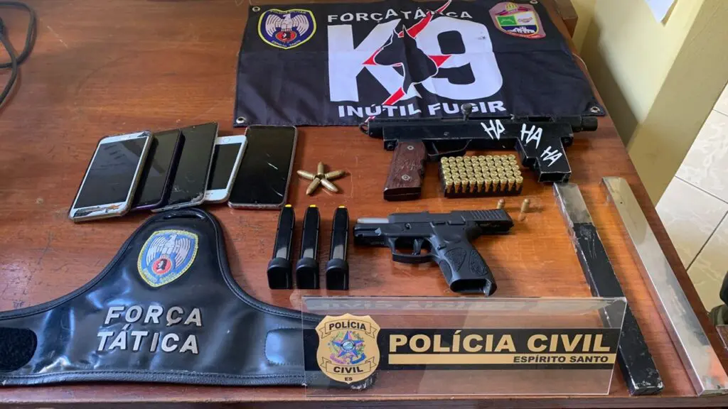 Operação conjunta das Polícias Militar e Civil resultou na prisão de homem armado em Anchieta
