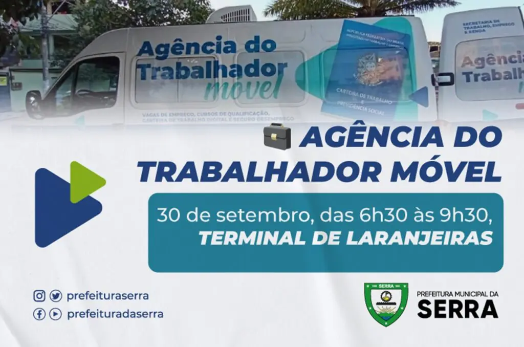 SINE Móvel estará com mais de 500 vagas no Terminal de Laranjeiras