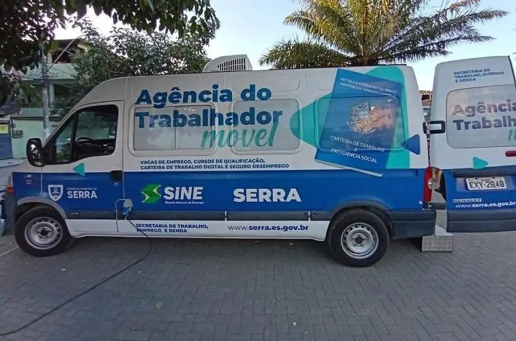 SINE agência de emprego sobre rodas estará disponibilizando centenas de vagas