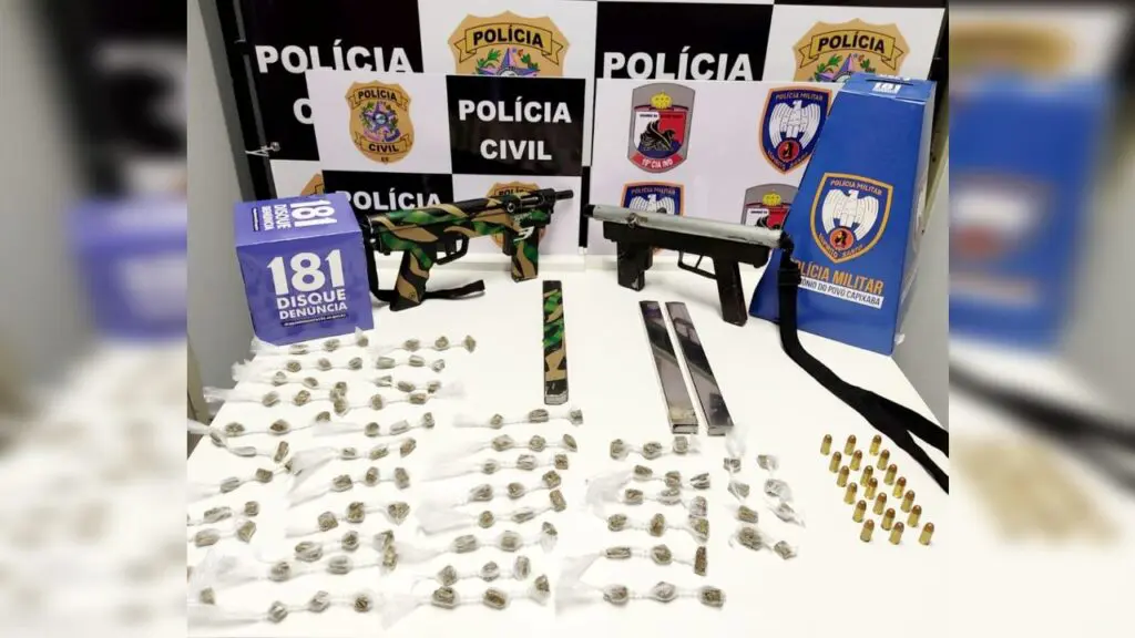 Operação Rescaldo prende tropa dos “caixa-baixa” com vários trabucos em Pinheiros