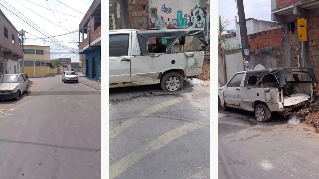 Morador expõem quebra-molas do tipo “meia-boca” em Feu Rosa e atribui autoria a vereador