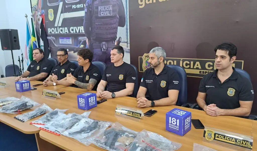 Operação Sceleratus da Polícia Civil já prendeu mais de 100 criminosos e 30 armas no ES