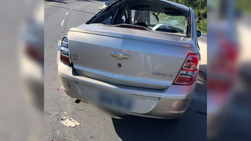 GTA Serra: Motorista sofre acidente e abandona o veículo no meio da rodovia Norte Sul