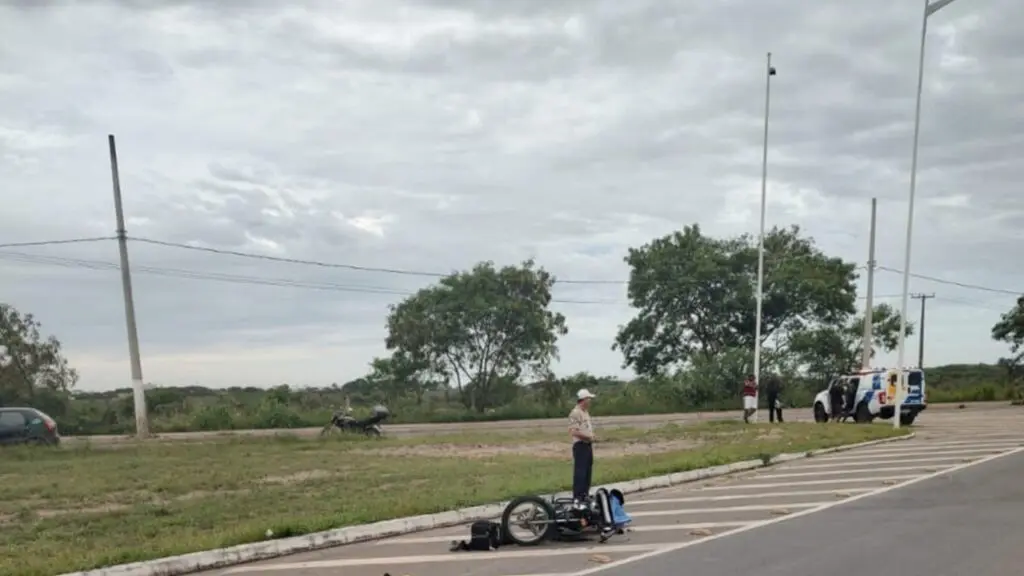 Motociclista de 57 anos morre em acidente na rotatória de Maringá