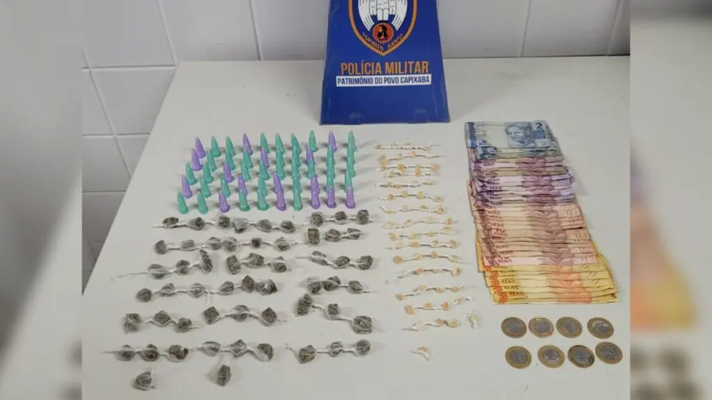PM prende adolescente durante “plantão” com sacola cheia de flagrantes em Vista da Serra I