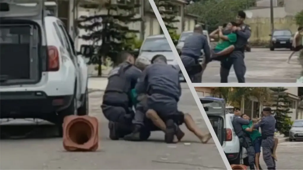 Vídeo: “Caixa-baixa” resiste prisão após ser flagrado traficando no bairro Cidade Continental