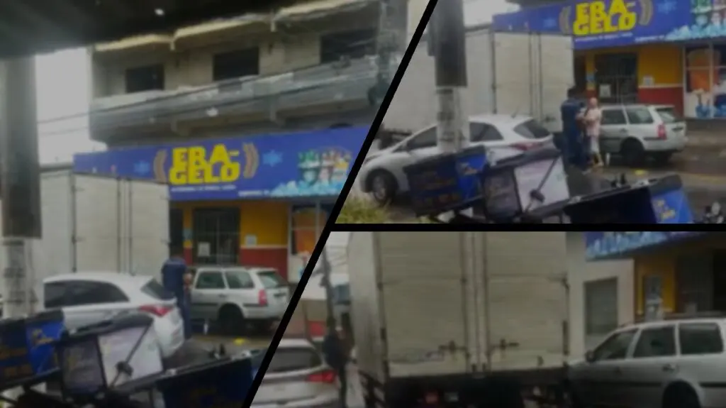 Vídeo: briga de trânsito é flagrada por moradores no bairro Novo Horizonte