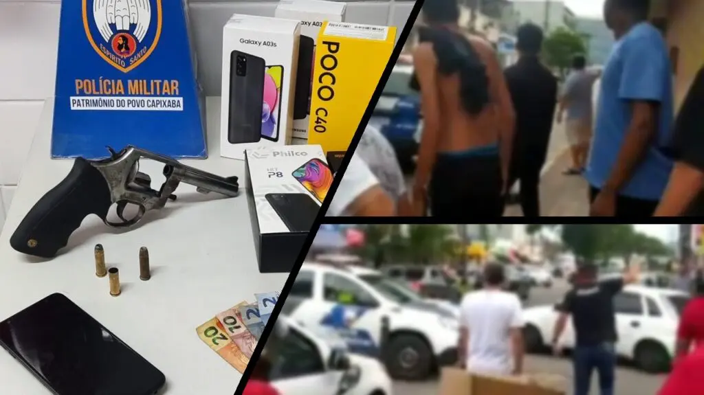 Vídeo: populares ajudam militares a prender assaltante de loja em Porto Canoa