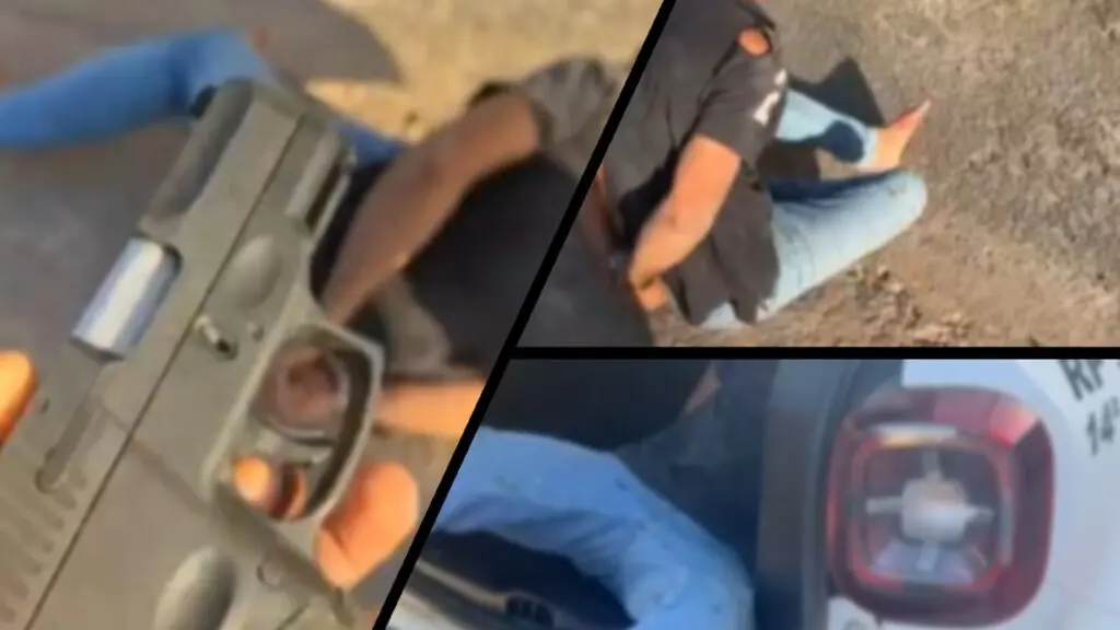 “Queimado” de pistola tenta assaltar lutador de Muay Thay e acaba preso com alguns ferimentos em Jacaraípe