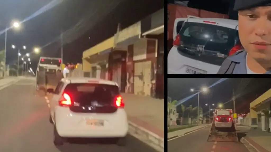 PM atende ocorrência de som alto e acaba recuperando carro roubado em Jardim Tropical