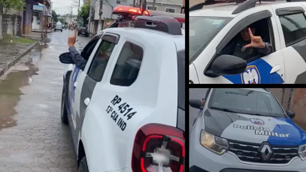 Vídeo: PM deixa moradores irritados com gesto “faz o L” durante patrulhamento no ES