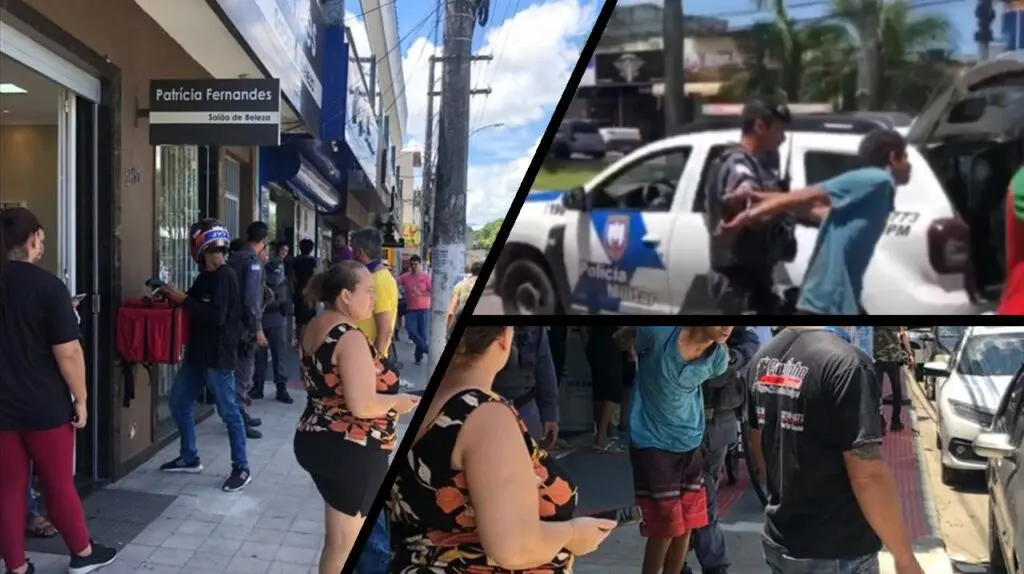 Vídeo: “caixa-baixa” é detido após tentar aplicar um arrastão em Porto Canoa Imagens da prisão do menor em Porto Canoa