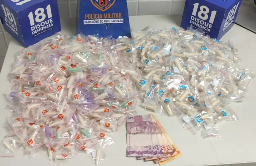 cocaína apreendida com menor em Hélio Ferraz