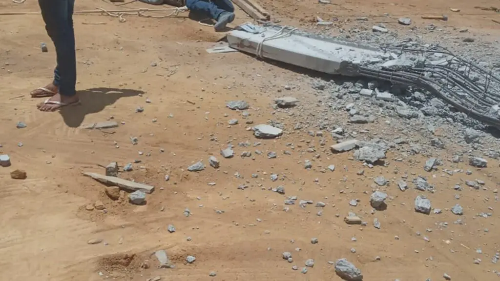 Homem morre após queda durante construção de galpão na Serra