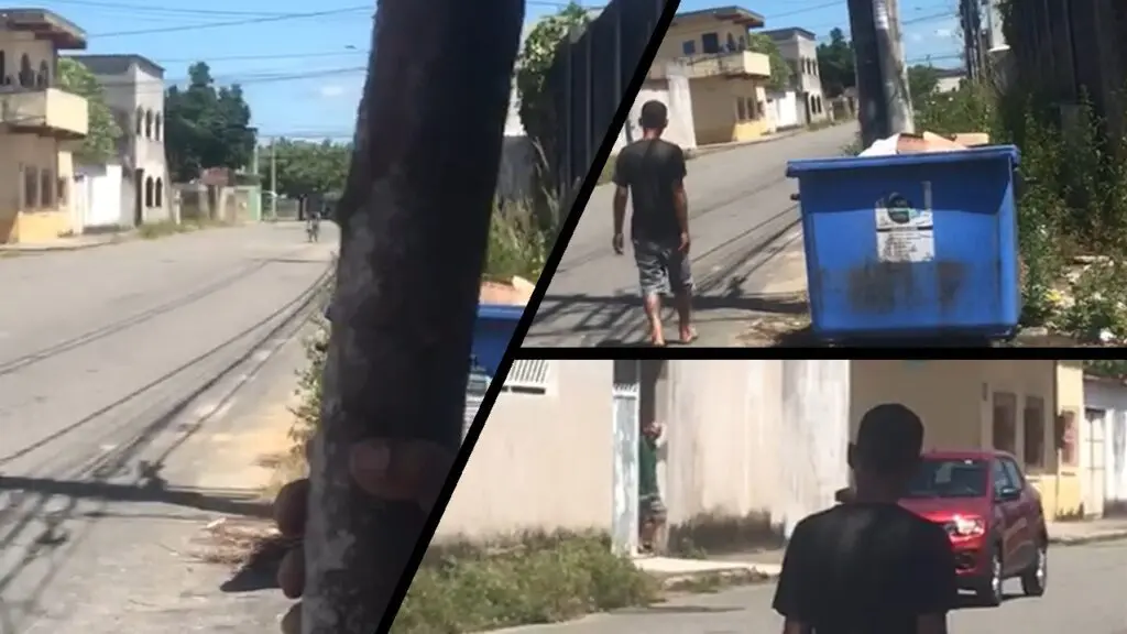 Vídeo: noia é acusado de extorquir, tentar furtar e agredir funcionários de uma biqueira na Serra