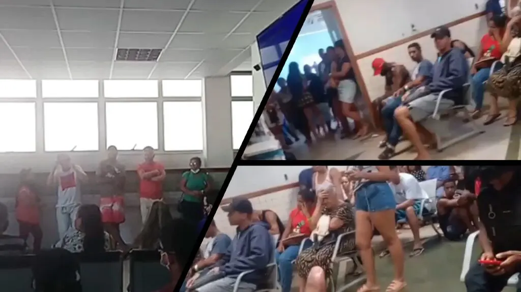 Vídeo: pacientes revoltados com quase 8 horas sem atendimento nas UPAs de Carapina, Castelândia e Serra-sede