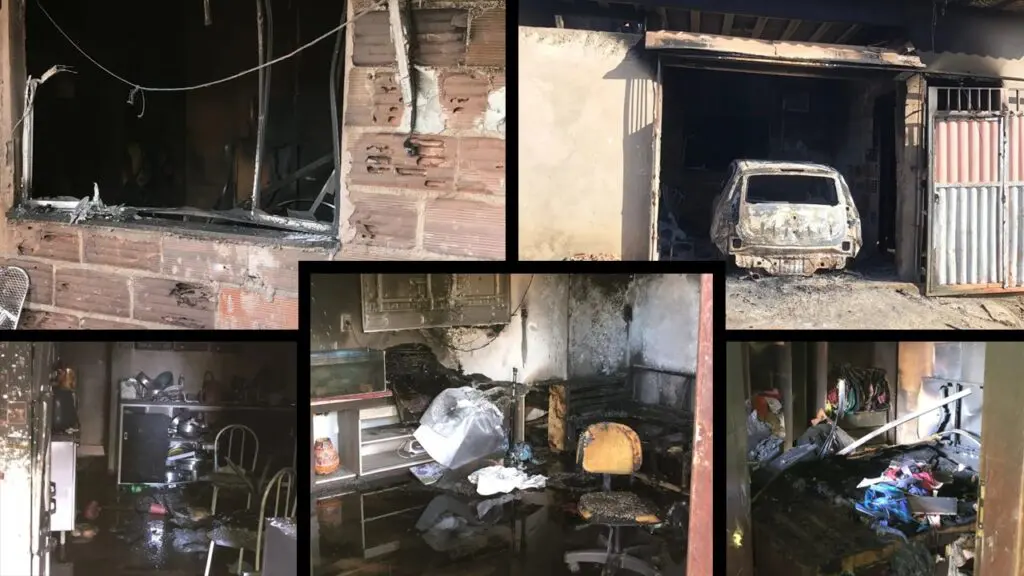 Vingança: briga entre vizinhos termina com uma casa torrada em Jacaraípe