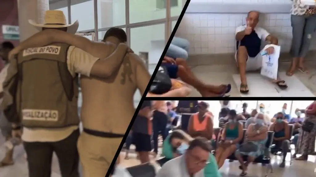 Vídeo: superlotação nas UPAs e pacientes revoltados acionam deputado Pablo Muribeca