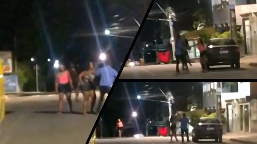 Vídeo: mulheres descem a pancada em homem acusado de assédio em Nova Carapina