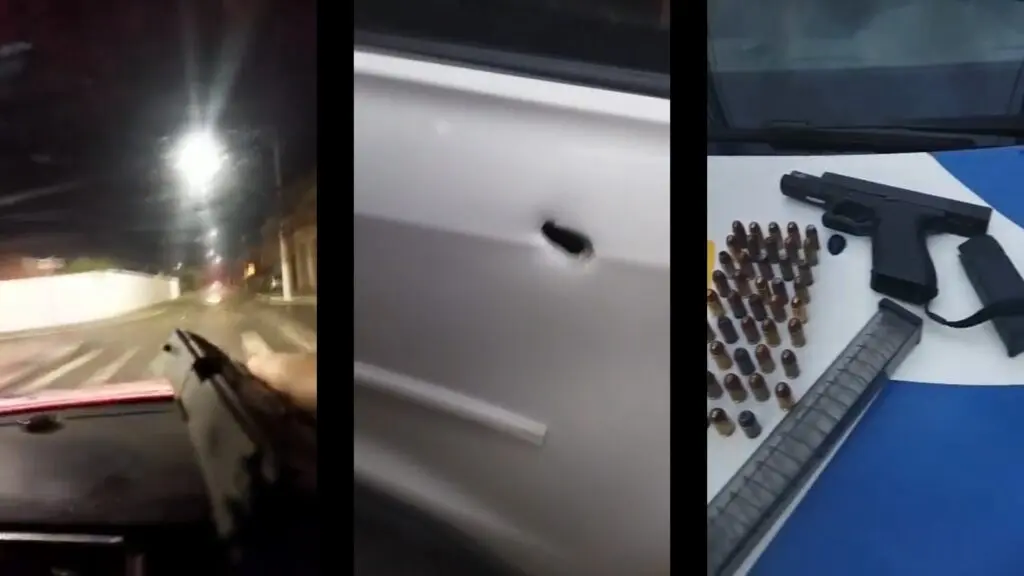Vídeo: PM persegue e troca tiros com traficantes na entrada do bairro Planalto Serrano
