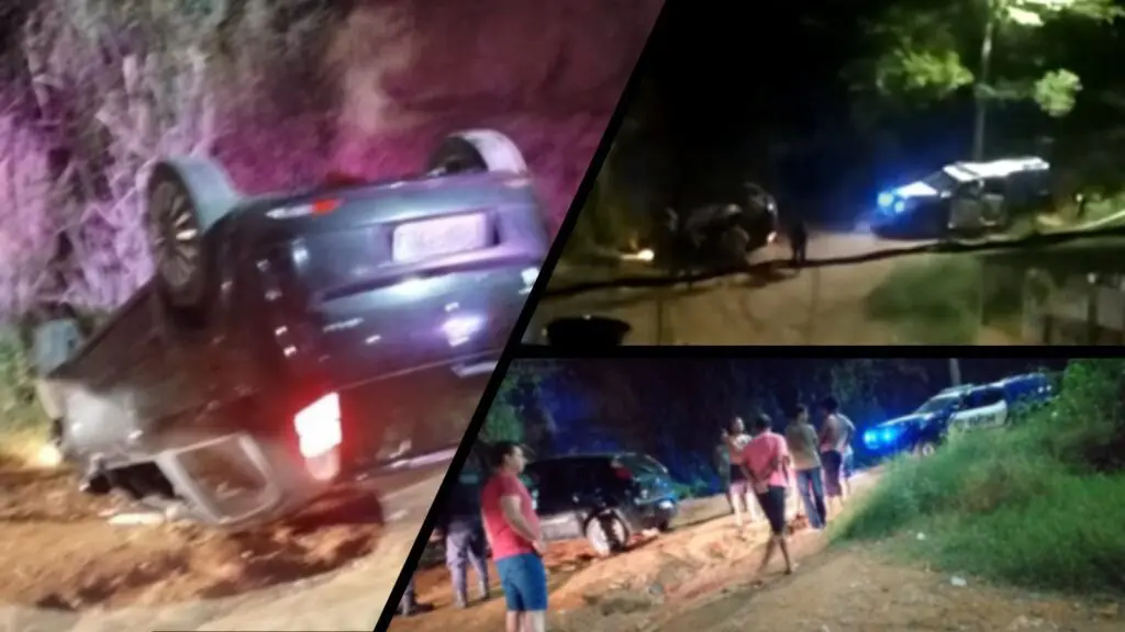 Vídeo: perseguição frenética na Serra termina com carro recuperado e dois assaltantes presos