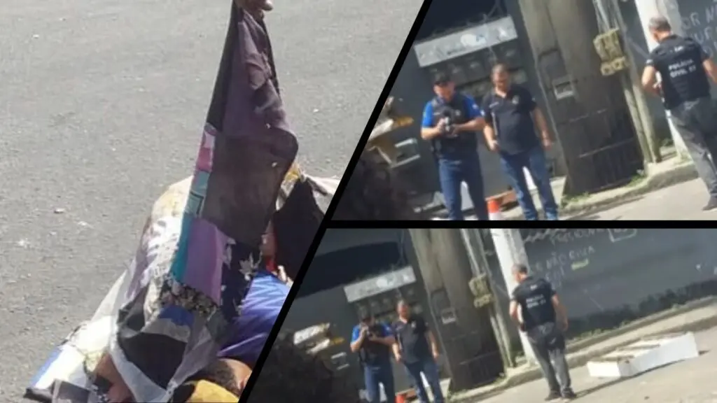Jovem executado com vários tiros no meio da rua do bairro Vila Nova de Colares