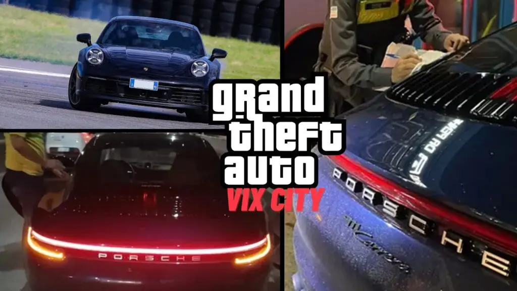 GTA VIX: motorista de Porsche é preso após tentar atropelar policial durante blitz