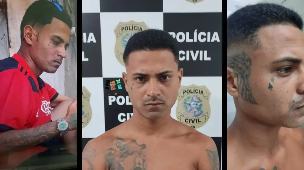 Mais procurado altera tatuagens para se disfarçar mas não escapa da DHPP Serra