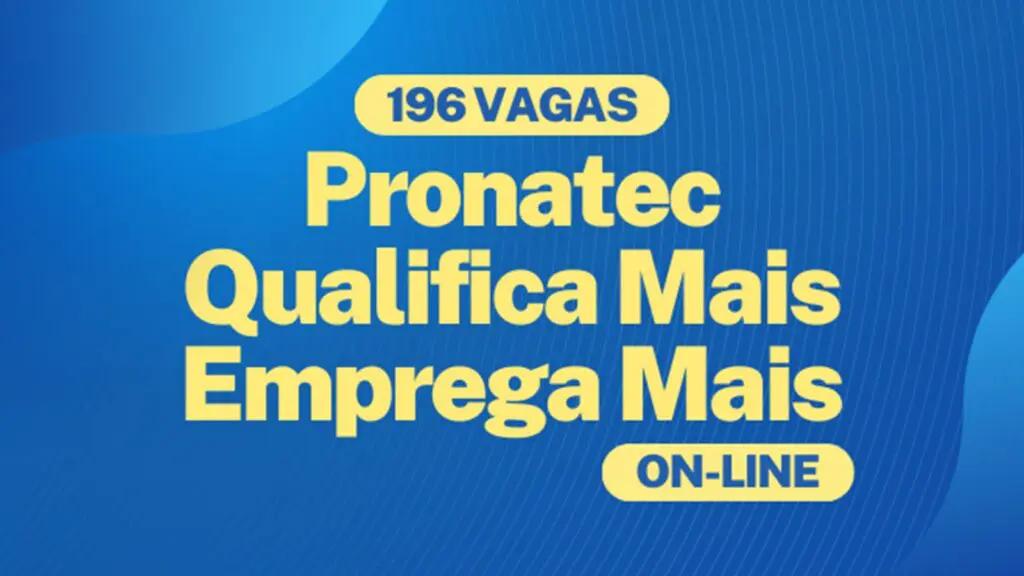 Governo do ES divulga inscrições para cursos on-line do Pronatec 2023