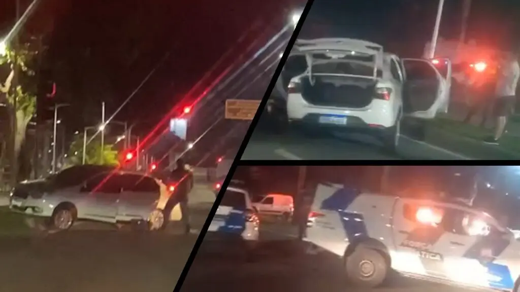 Vídeo: PM detém sequestrador e resgata vítima de dentro do porta-malas na Serra