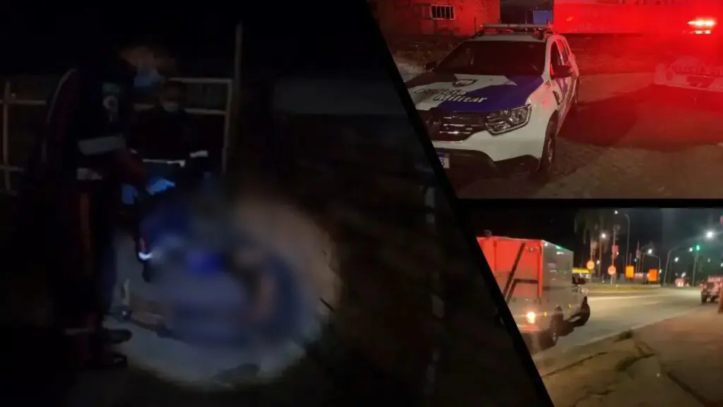 Vídeo: Polícia Militar e SAMU encontram na Serra um homem que morreu sentado à margem da BR-101