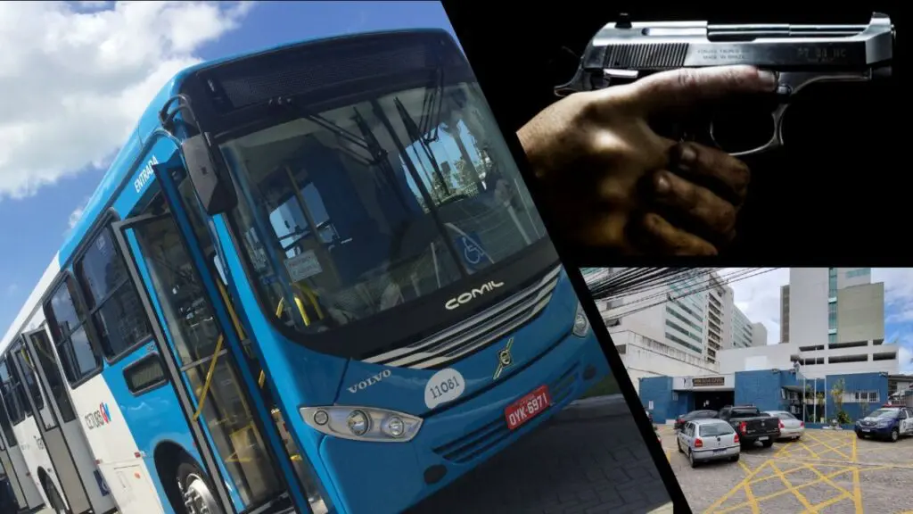 Bandidos fazem a limpa em passageiros de ônibus do sistema Transcol durante arrastão na Serra.