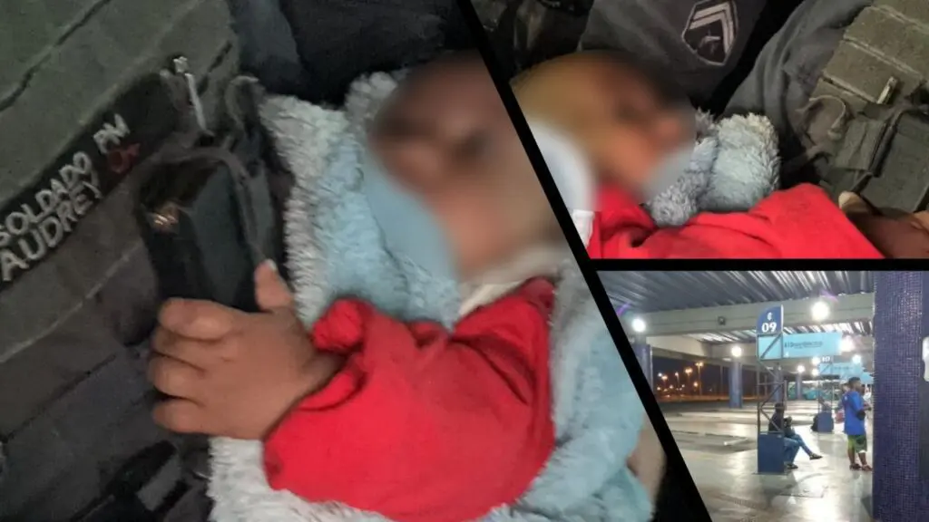 Polícia Militar salva bebê que estava sendo enforcado pela própria mãe em Jacaraípe