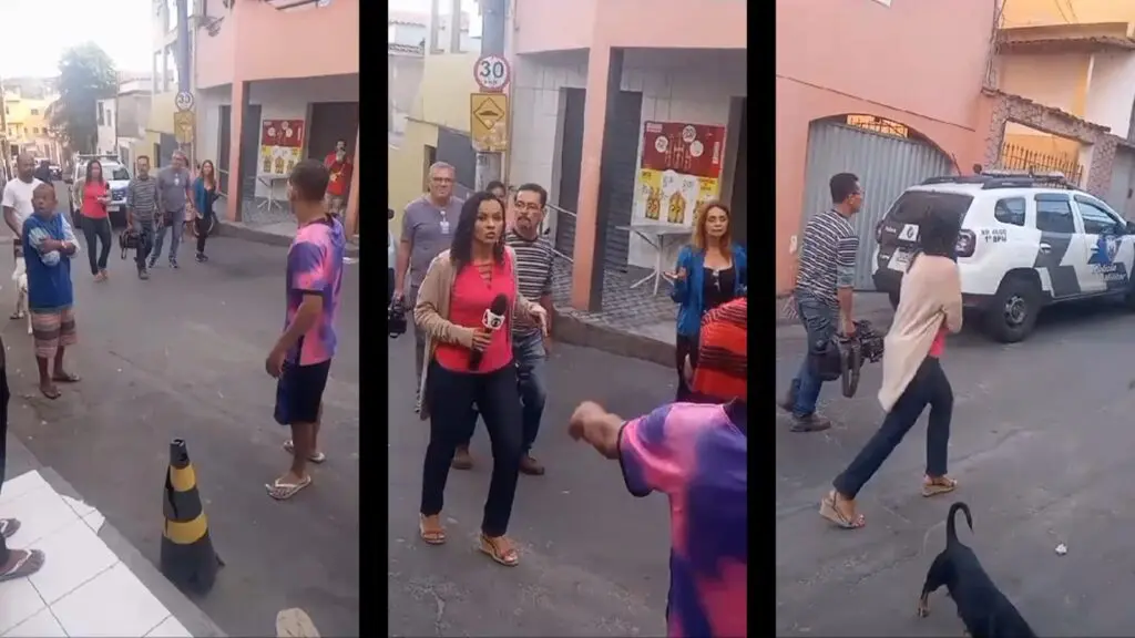 Vídeo: PM hostilizada e equipe de reportagem é impedida de trabalhar em Morro de Vitória