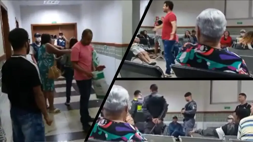 Vídeo: demora no atendimento gera revolta e vira caso de polícia em UPA na Serra Montagem com imagens de discussões e brigas na UPA de Castelândia