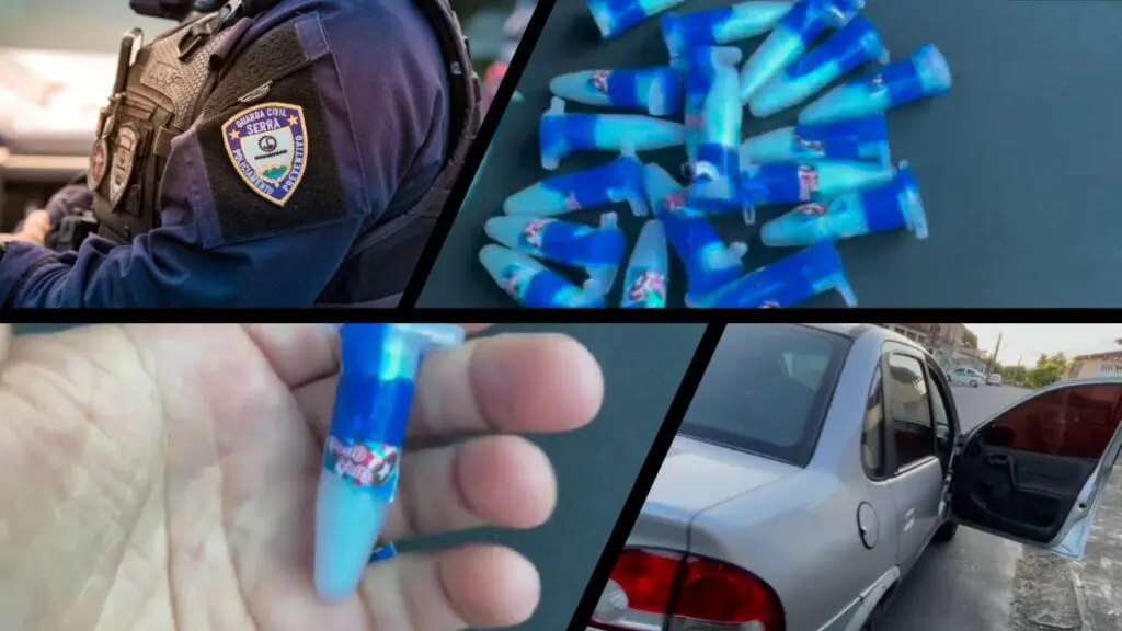 Guardas da Serra flagram veículo recheado de pó do Capitão América após perseguição frenética Guarda da Serra apreensão de cocaína