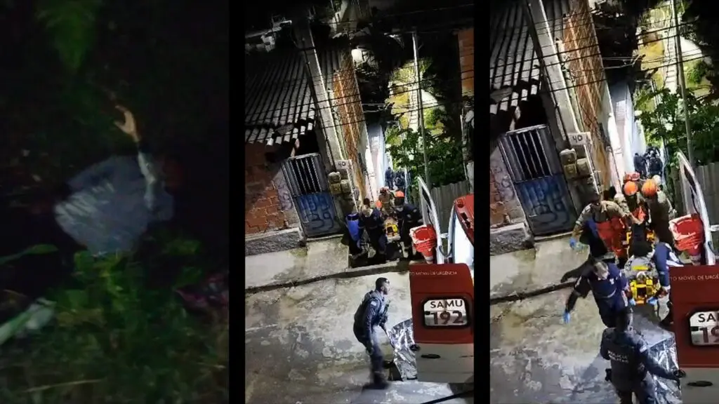 Vídeo: Tiroteio frenético deixa um homem baleado dentro de valão em Nova Carapina